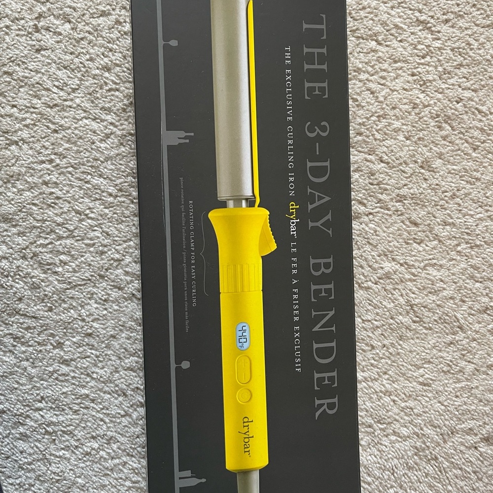 Dry bar curling iron